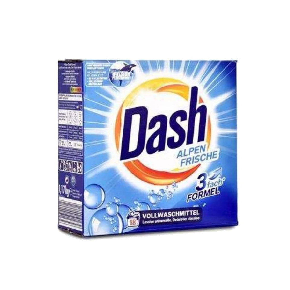 Produkt DASH Proszki do prania 2x Proszek do prania DASH Alpen Frische Whites 18 prań 1,17 kg K_026649_2