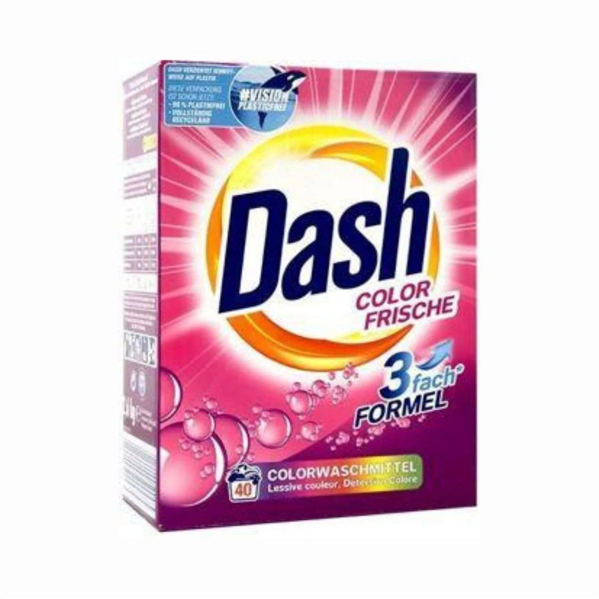 Produkt DASH Proszki do prania 2x Proszek do prania DASH Color Frische 40 prań 2,6 kg K_025183_2