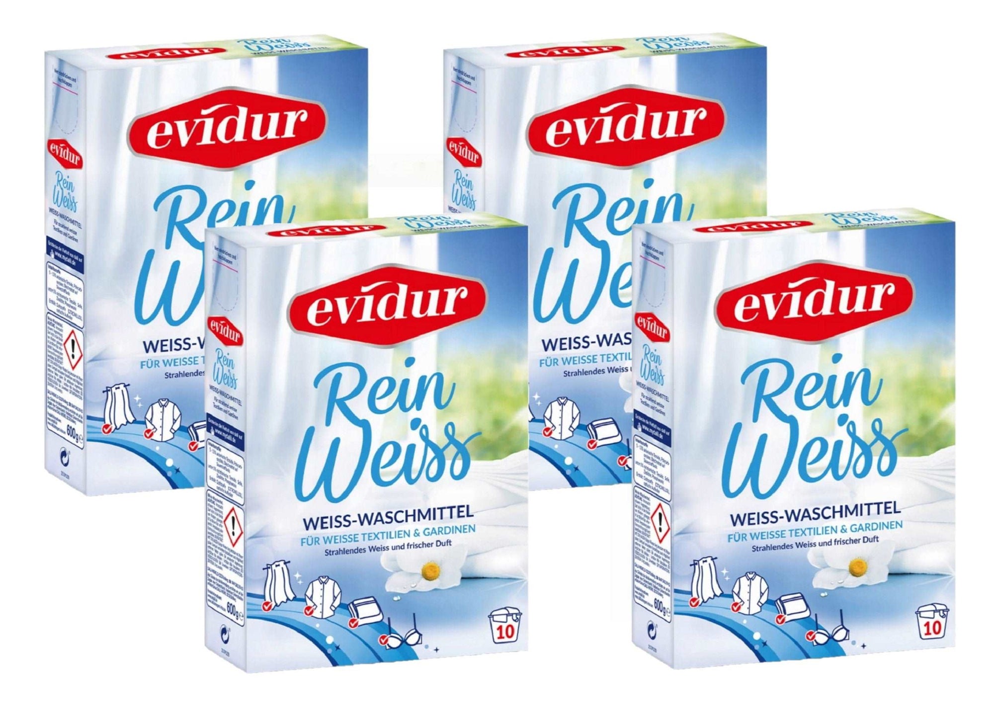 Produkt DALLI Proszki do prania 4x Proszek do firan i białego EVIDUR Rein Weiss 10 prań 600 g K_025383_4