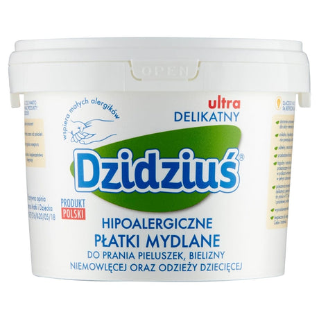 Produkt DZIDZIUŚ Proszki do prania Płatki mydlane do prania hipoalergiczny 400g 001560