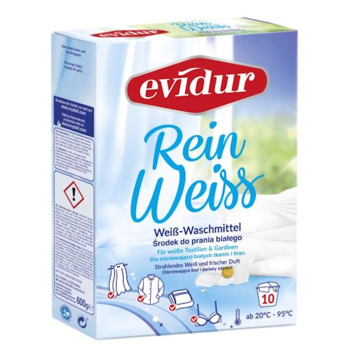 Produkt DALLI Proszki do prania Proszek do firan i białego EVIDUR Rein Weiss 10 prań 600 g 003139