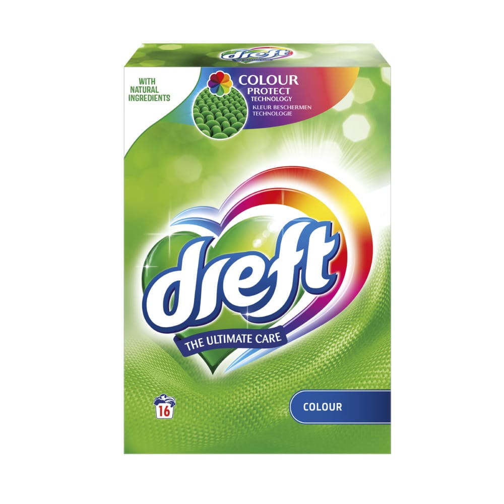 Produkt DREFT Proszki do prania Proszek do prania DREFT Colour 16 prań 1,04 kg 036809