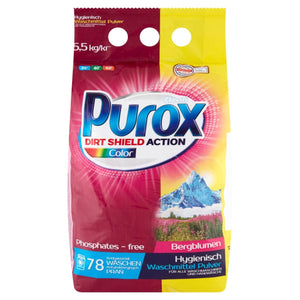 Produkt PUROX Proszki do prania Proszek do prania PUROX Color do koloru 78 prań 5,5kg 002112