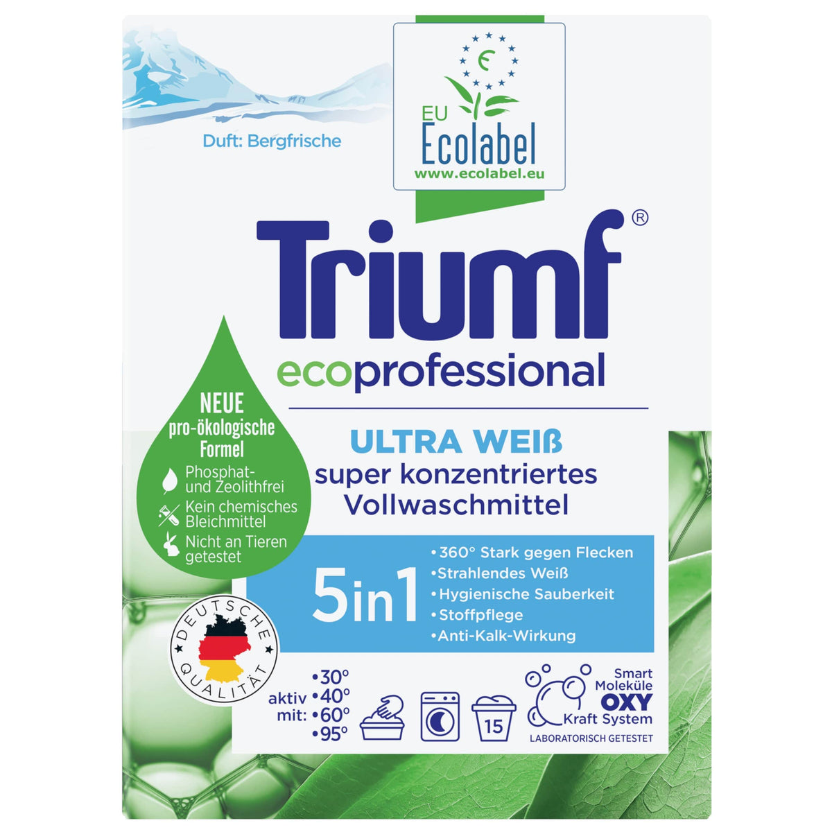 Produkt TRIUMF Proszki do prania Proszek do prania TRIUMF White 15 prań 900 g 024034