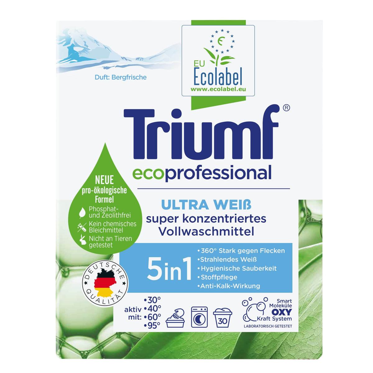 Produkt TRIUMF Proszki do prania Proszek do prania TRIUMF White 30 prań 1,8 kg 023162