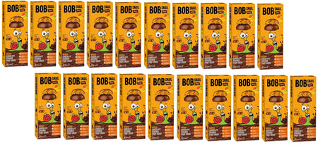 Produkt BOB SNAIL Przekąska 20x PRZEKĄSKA CHOCO MANGO W MLECZNEJ CZEKOLADZIE BELGIJSKIEJ BEZ DODATKU CUKRU BEZGLUTENOWA 30 g - BOB SNAIL K_047661_20