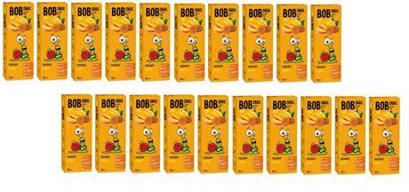 Produkt BOB SNAIL Przekąska 20x PRZEKĄSKA ROLL MANGO BEZ DODATKU CUKRU BEZGLUTENOWA 30 g - BOB SNAIL K_047654_20