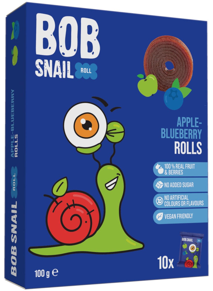 Produkt BOB SNAIL Przekąska BOB SNAIL 100g Jabłko Borówka Przekąska 001971