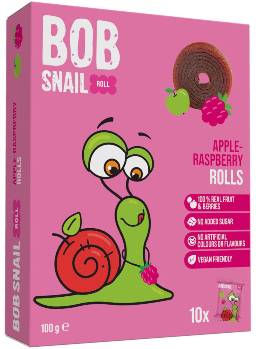 Produkt BOB SNAIL Przekąska BOB SNAIL 100g Jabłko Malina Przekąska 001970