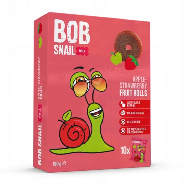 Produkt BOB SNAIL Przekąska BOB SNAIL 100g Jabłko Truskawka Przekąska 001969