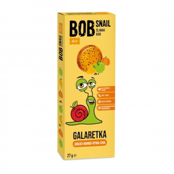 Produkt BOB SNAIL Przekąska BOB SNAIL 27g Jabłko Mango Dynia Chia Galaretki bez dodatku cukru 002086