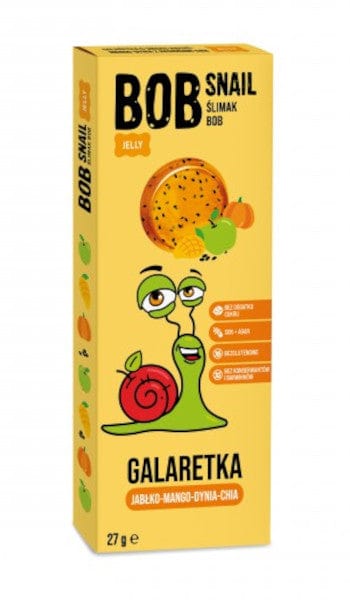 Produkt BOB SNAIL Przekąska BOB SNAIL 27g Jabłko Mango Dynia Chia Galaretki bez dodatku cukru 002086