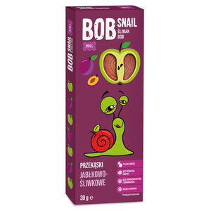 Produkt BOB SNAIL Przekąska BOB SNAIL 30g Jabłko Śliwka Przekąska 024874