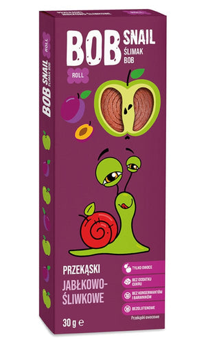 Produkt BOB SNAIL Przekąska BOB SNAIL 30g Jabłko Śliwka Przekąska 024874