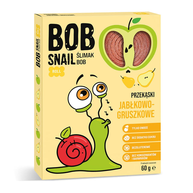 Produkt BOB SNAIL Przekąska BOB SNAIL 60g Jabłko Gruszka Przekąska 001960