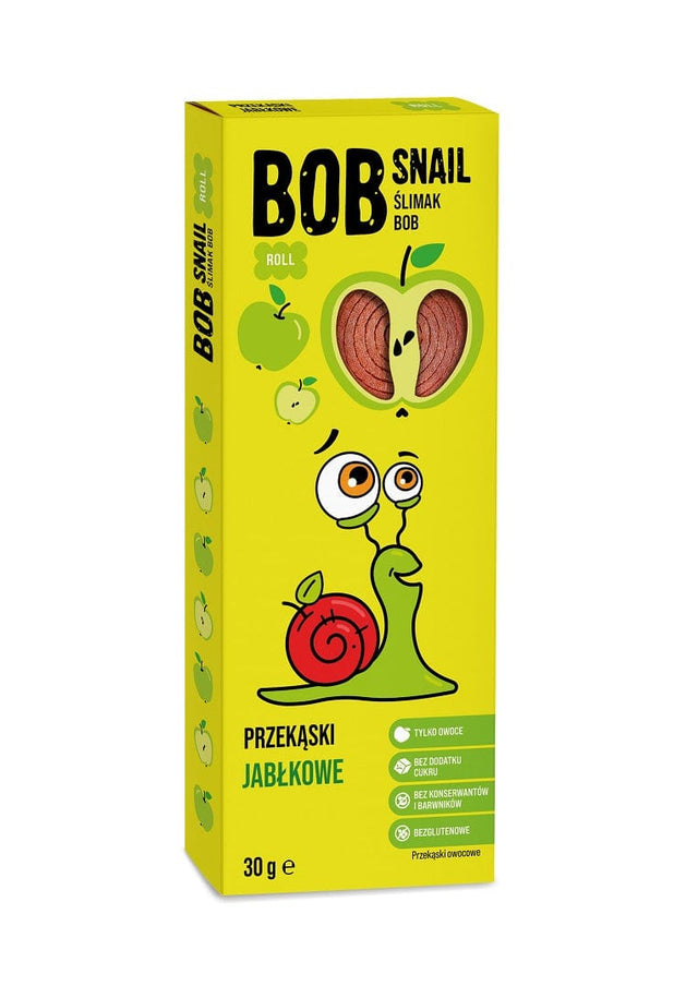 Produkt BOB SNAIL Przekąska BOB SNAIL Przekąska jabłko bez dodatku cukru bezglutenowa 30g 024877