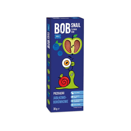 Produkt BOB SNAIL Przekąska BOB SNAIL Przekąska jabłko - borówka bez dodatku cukru bezglutenowa 30g 047662