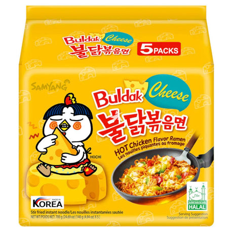 Produkt SAMYANG Przekąska Zupka Instant SAMYANG Ramen Hot Chicken Cheese Buldak 5x 140g 001950