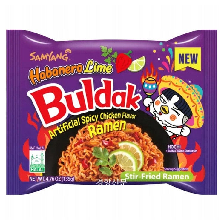 Produkt SAMYANG Przekąska Zupka Instant SAMYANG Stir-Fried Ramen Habanero Lime Buldak 5x 135g 035967