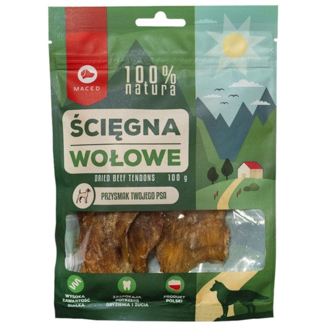 Produkt MACED Przekąski dla psa MACED ścięgna wołowe - przysmak dla psa - 100g 045437