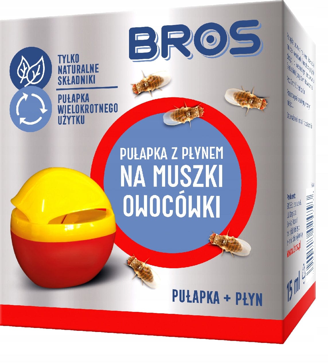 Produkt BROS Pułapka z płynem na muszki owocówki BROS 045915