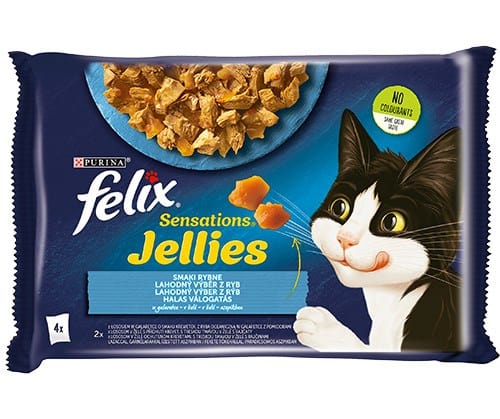 Produkt PURINA NESTLE Purina Felix Sensations Sauce z indykiem w sosie o smaku bekonu - mokra karma dla kota - saszetka 85 g 032043