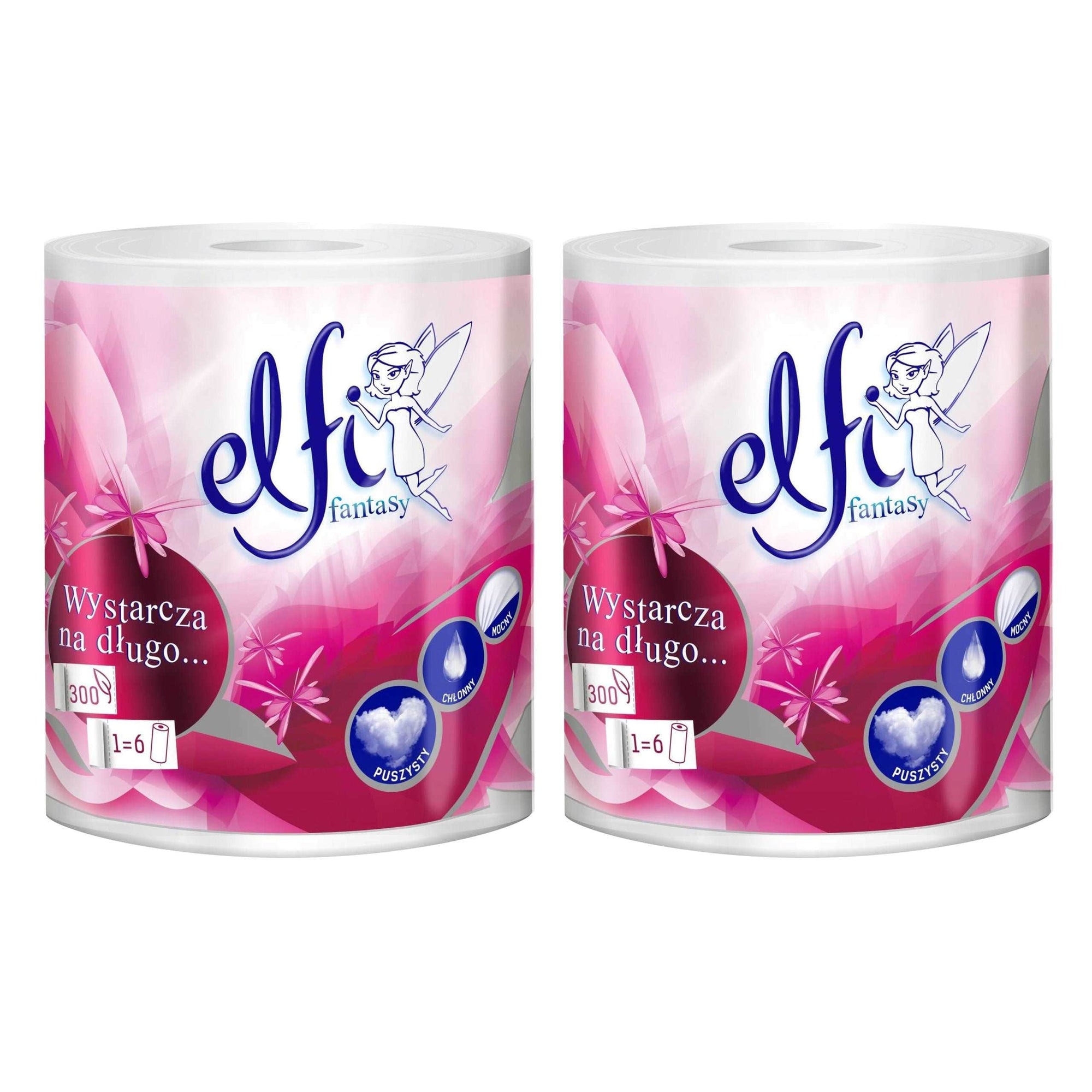 Produkt ELFI Ręczniki papierowe 2x Ręcznik papierowy ELFI FANTASY 2-warstwy 60 m K_S00473_2