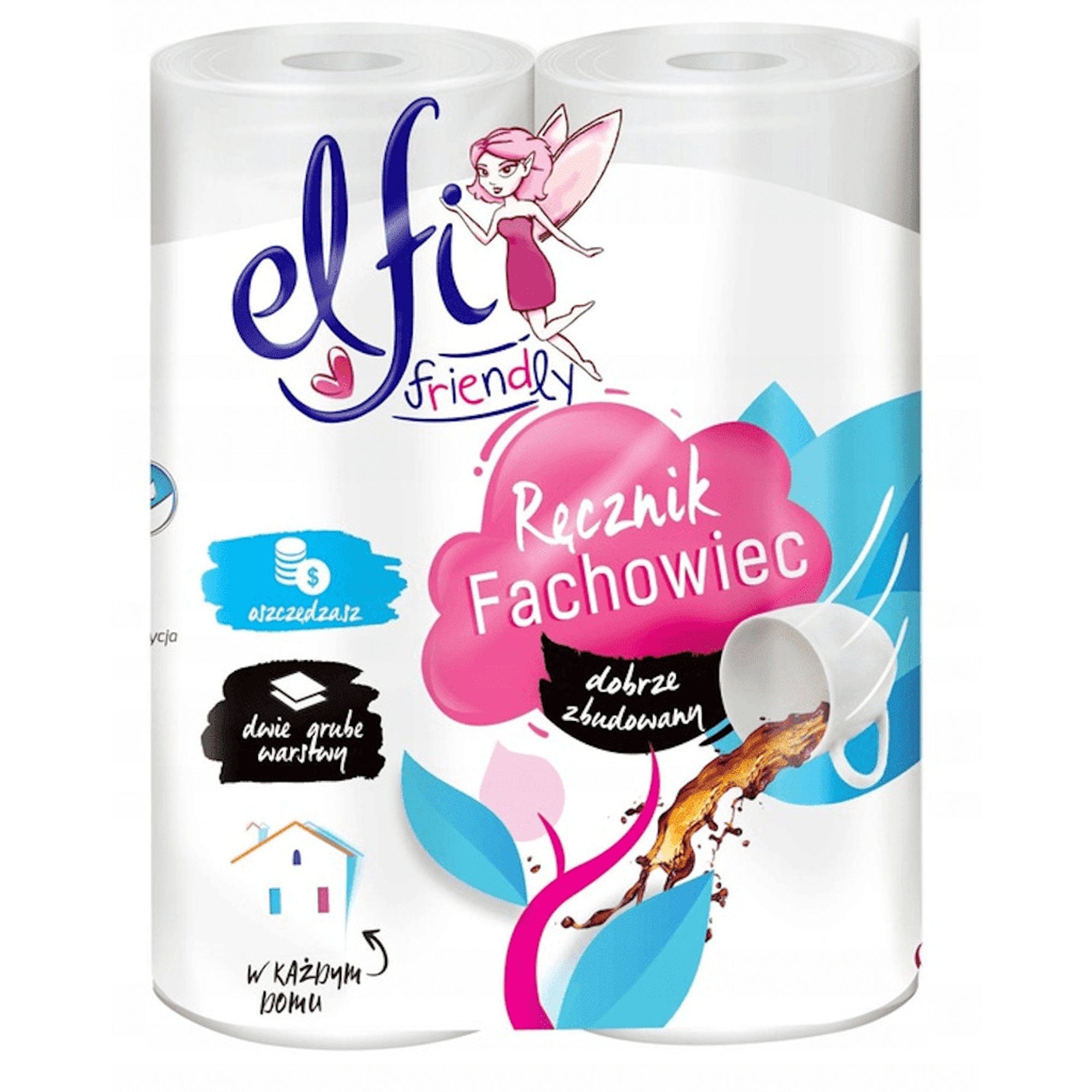 Produkt ELFI Ręczniki papierowe Ręcznik papierowy Elfi Friendly Fachowiec 2 szt. S00474