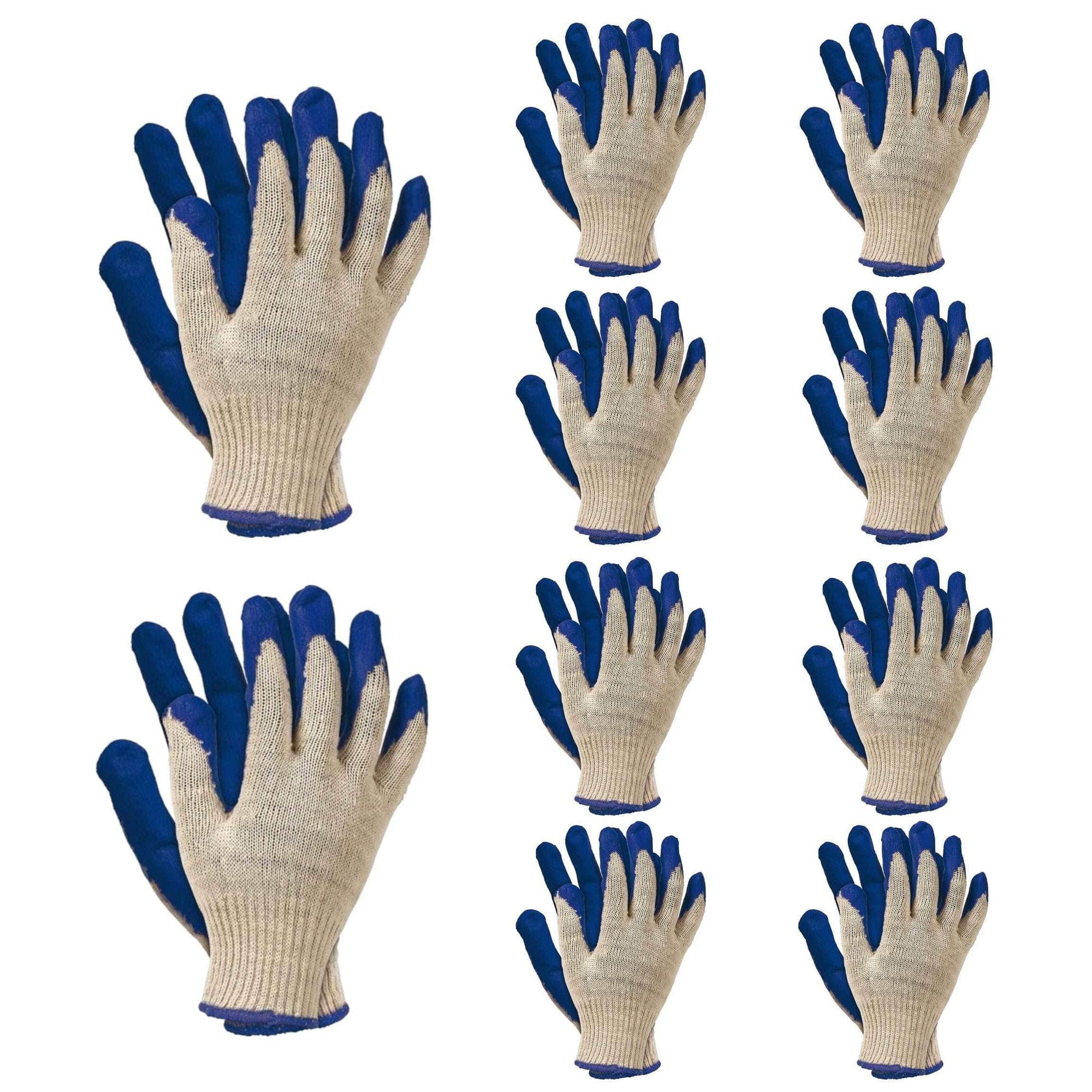 Produkt WORKLINK Rękawice robocze 10x Rękawice robocze WAMPIR niebieskie  1 para K_S01538_10