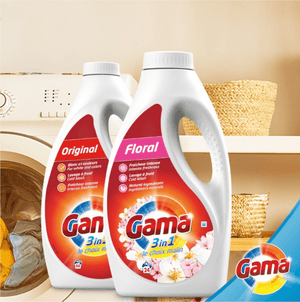 Produkt GAMA Skoncentrowany Żel do prania GAMA Original uniwersalny 44 prania 1,98l 052631