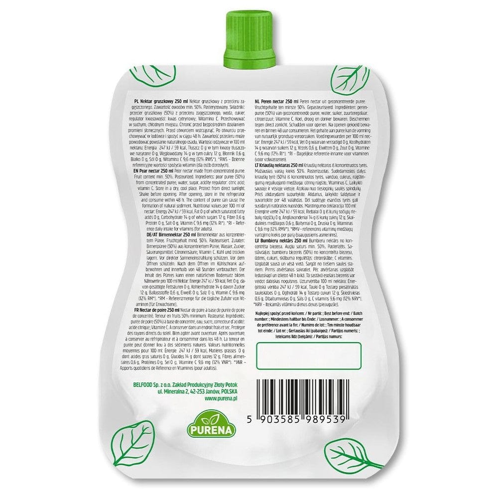 Produkt PURENA Soki i nektary Nektar z gruszki PURENA Gruszka 250ml 002889