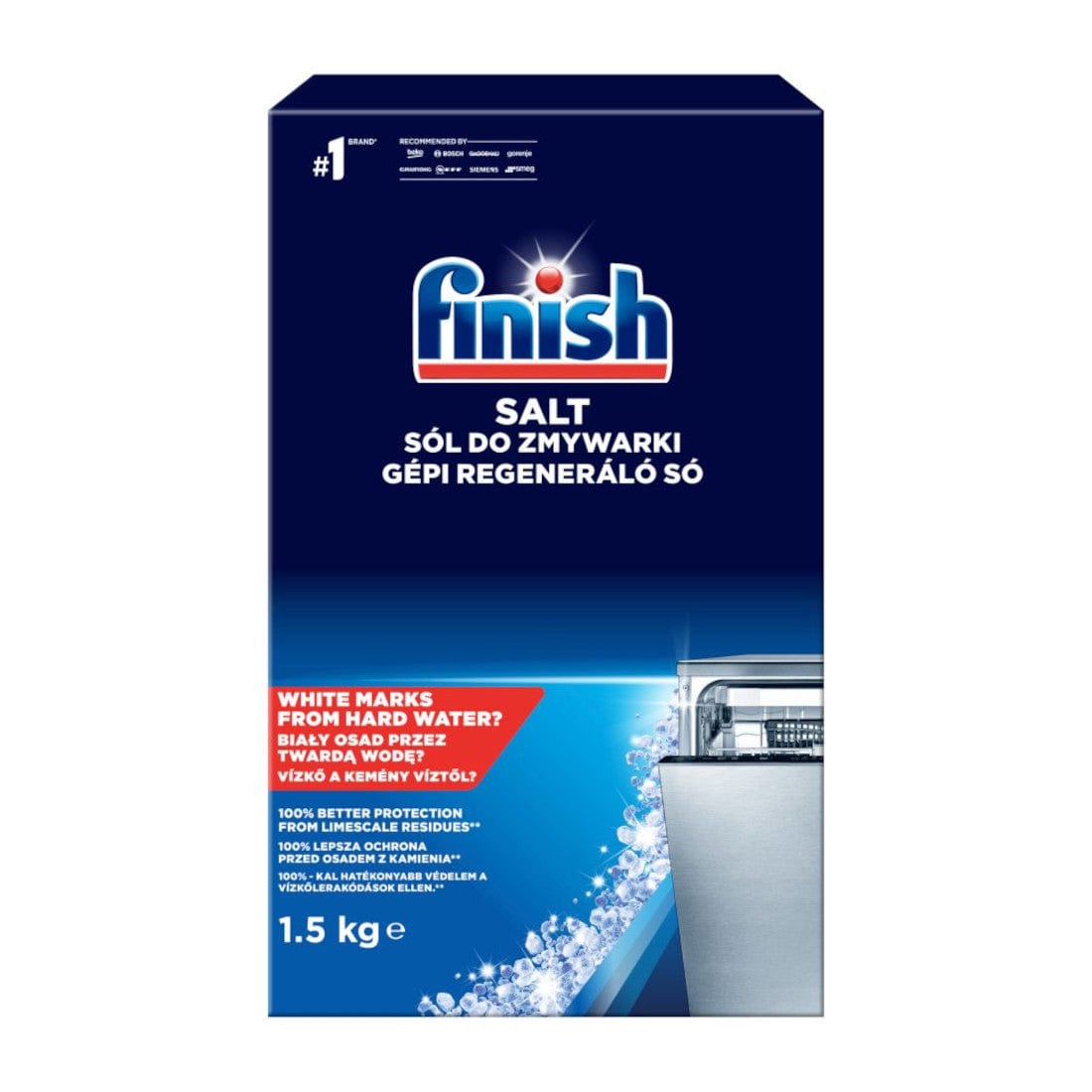 Produkt FINISH Sole do zmywarki Sól do zmywarki FINISH 1,5 kg 004399