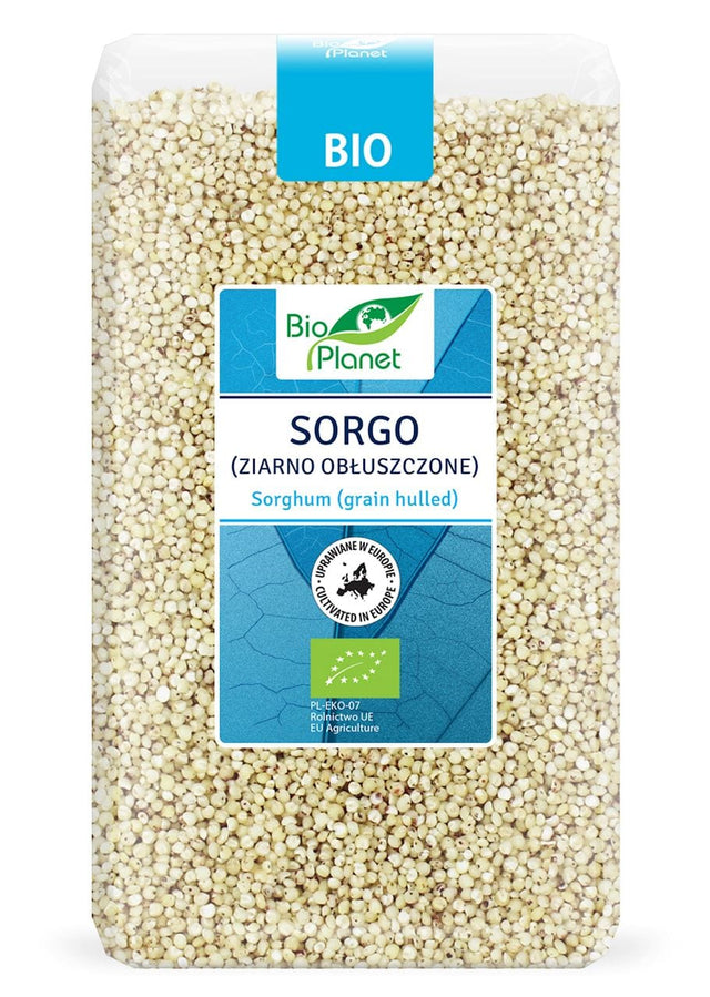 Produkt BIO PLANET - seria NIEBIESKA (ryże, kasze, ziarna) SORGO (ZIARNO OBŁUSZCZONE) BIO 1 kg - BIO PLANET 5903900365901