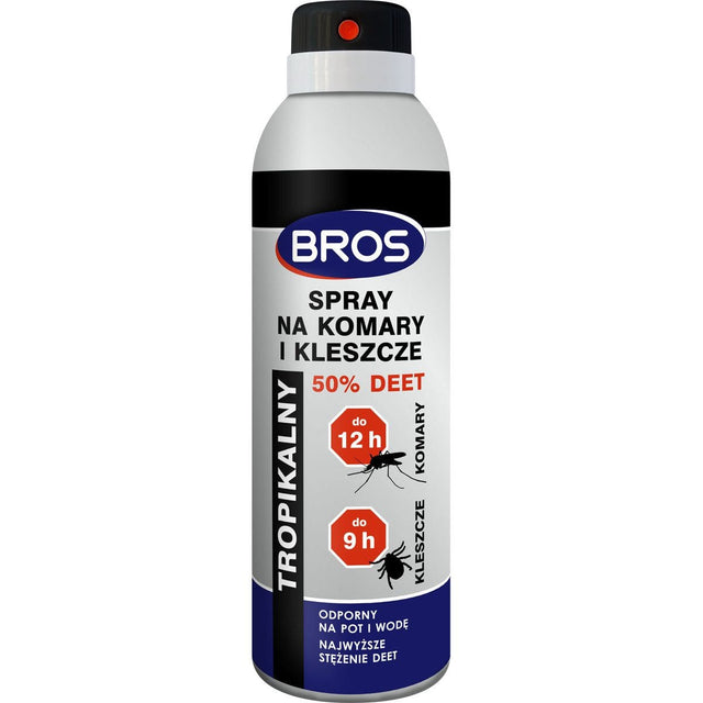 Produkt BROS Spray na komary i kleszcze 50% BROS DEET 180ml 045916