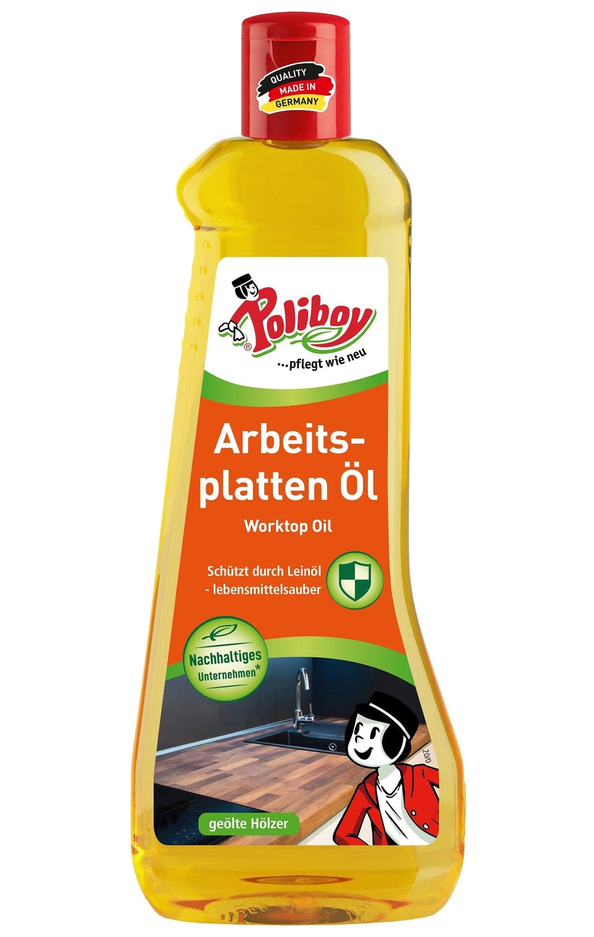 Produkt POLIBOY Środek do czyszczenia blatów drewnianych POLIBOY Arbeits platten 500 ml 027166