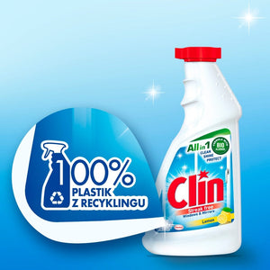 Produkt CLIN Środki do szyb Płyn do mycia szyb CLIN Lemon zapas 500 ml 018948