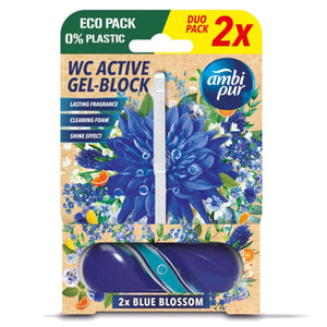 Produkt AMBI PUR Środki do toalet Zawieszka do WC AMBI PUR Blue Blossom Duo Pack 2x 45g 000095