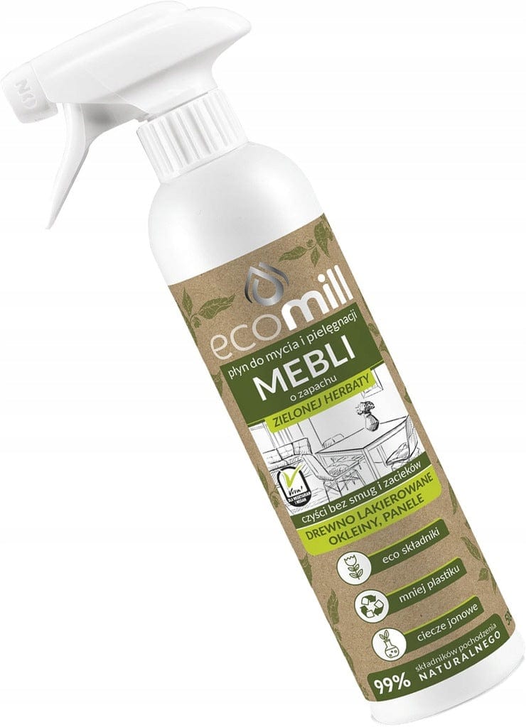 Produkt ECOMILL Środki specjalistyczne ECOMILL 500ml Zielona Herbata Płyn czyszczący do mebli 002022