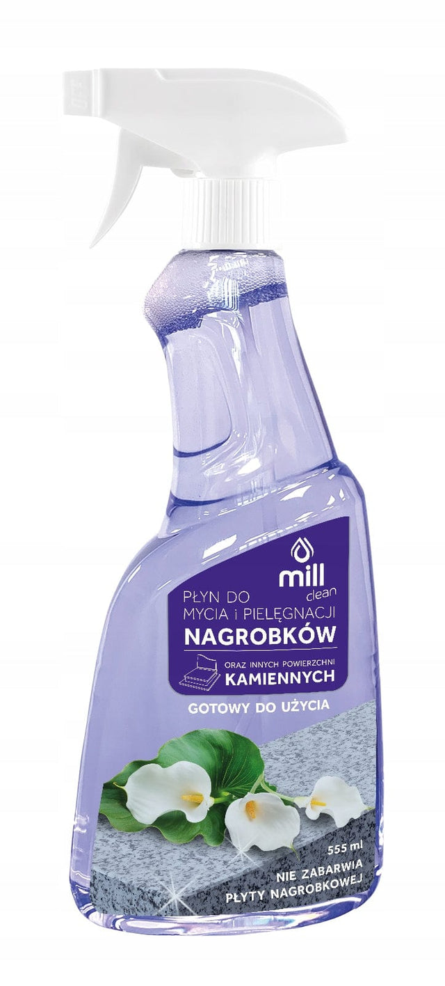 Produkt MILL Środki specjalistyczne MILL Płyn do mycia nagrobków i powierzchni kamiennych  555ml 002044