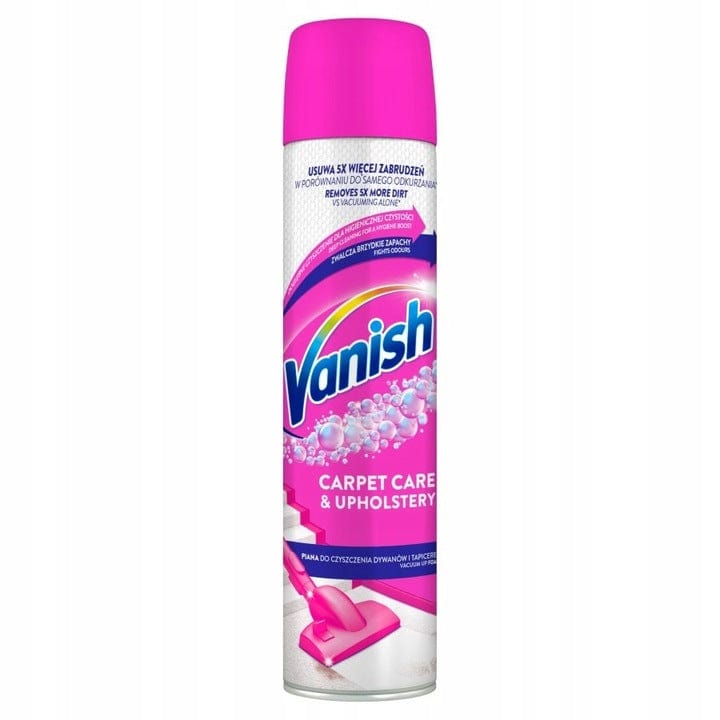 Produkt VANISH Środki specjalistyczne Pianka do czyszczenia dywanów VANISH Clean and Fresh 600ml 002480