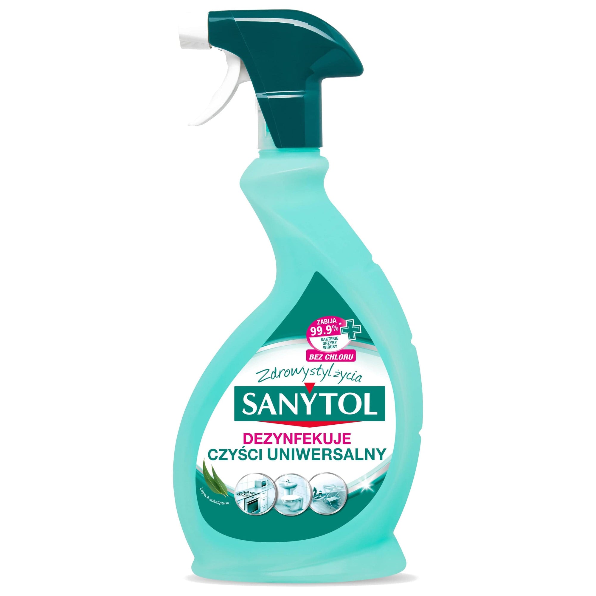 Produkt SANYTOL Środki uniwersalne Spray do czyszczenia i dezynfekcji SANYTOL Eukaliptus 500 ml S02160