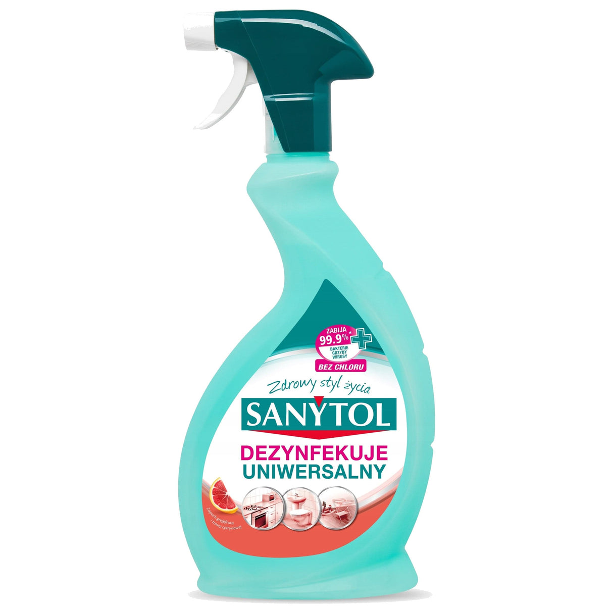 Produkt SANYTOL Środki uniwersalne Spray uniwersalny SANYTOL Grejpfrut 500 ml S01527