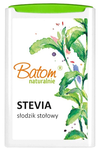 Produkt BATOM (oleje, soki, sole kąpielowe) STEVIA PASTYLKI W DOZOWNIKU (300 szt.) 18 g - BATOM 5907709953314