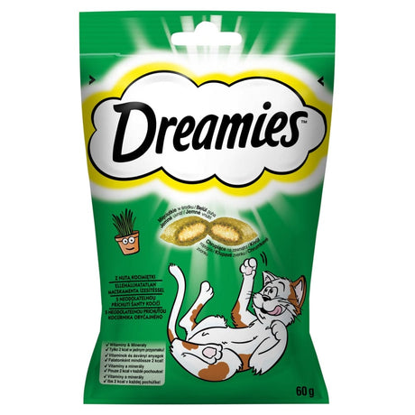 Produkt CAT CHOW Sucha karma dla kota DREAMIES z Nutą Kocimiętki - przysmak dla kota - 60 g 045426