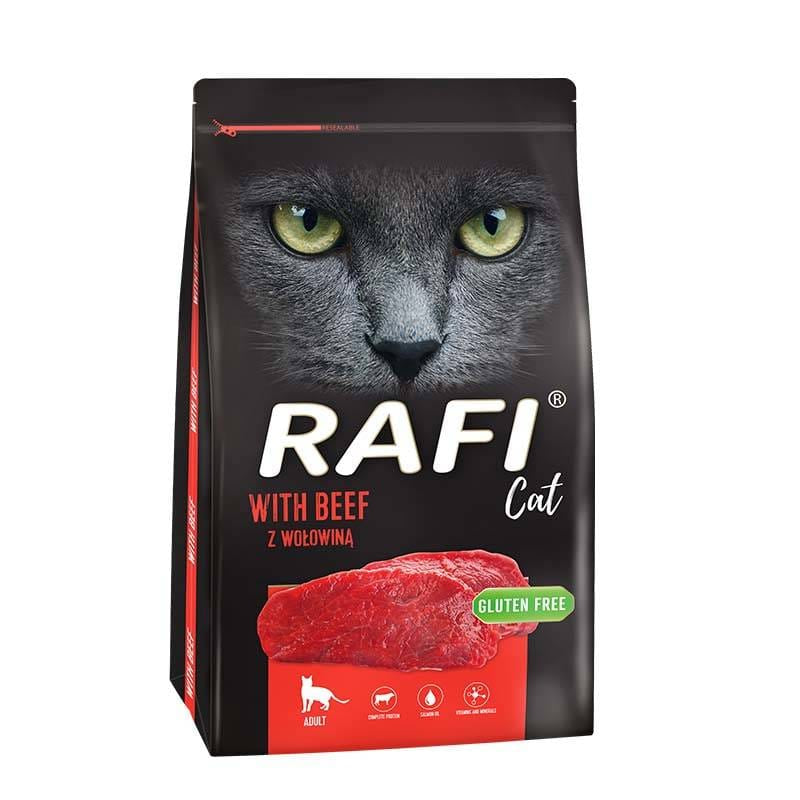 Produkt RAFI Sucha karma dla kota Karma sucha dla kota RAFI CAT Sterilised z wołowiną 7 kg S00458