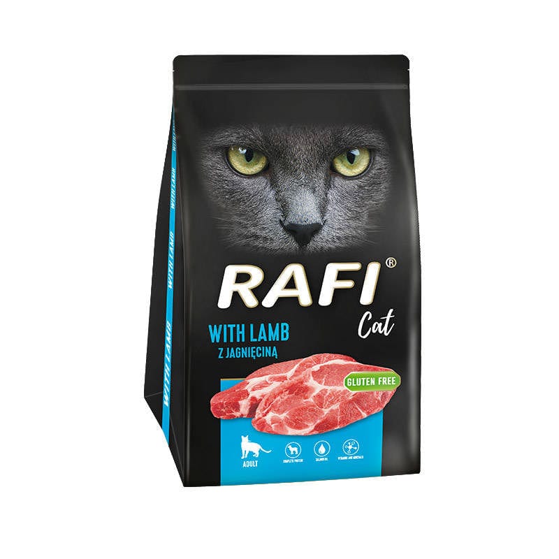 Produkt RAFI Sucha karma dla kota Karma sucha dla kota RAFI CAT z jagnięcią 1,5 kg S00913