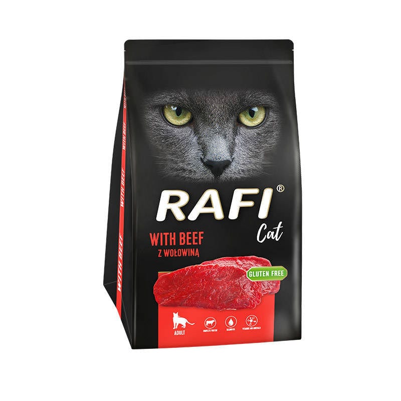 Produkt RAFI Sucha karma dla kota Karma sucha dla kota RAFI CAT z wołowiną 1,5 kg S00915