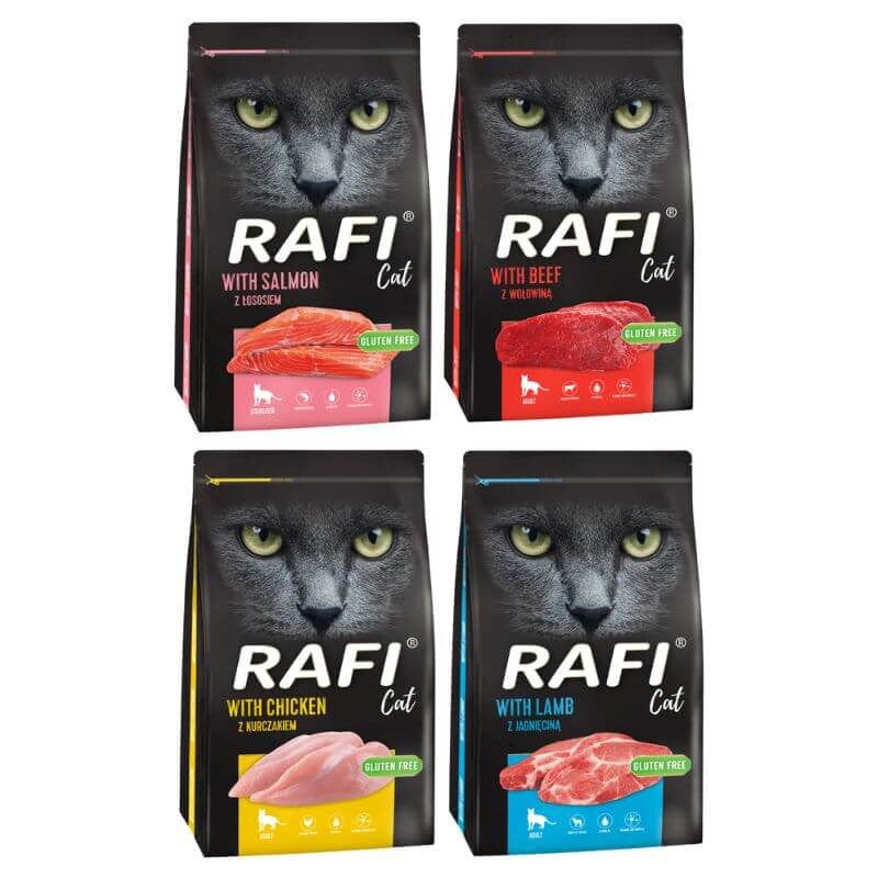 Produkt RAFI Sucha karma dla kota Sucha karma dla kota RAFI Cat MIX 4x 1,5 kg Z00206