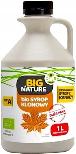 Produkt BIG NATURE Syropy BIG NATURE 1l Syrop klonowy BIO 029117