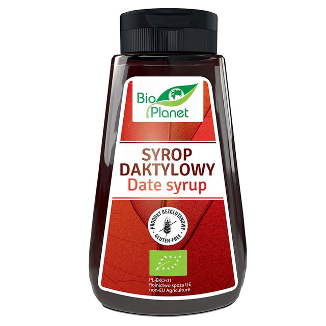 Produkt BIO PLANET Syropy BIO PLANET Syrop daktylowy BIO bezglutenowy 250 ml (340 g) 046844